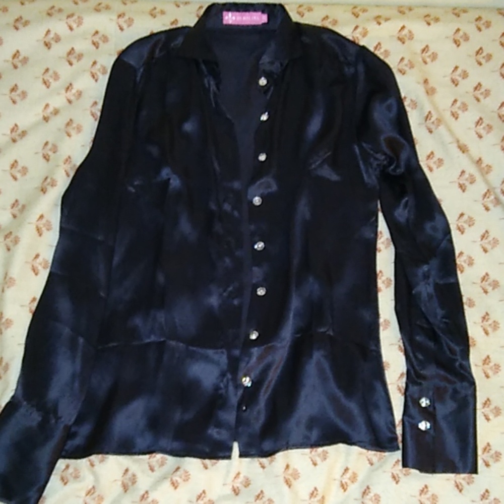 Black Silk Blouse